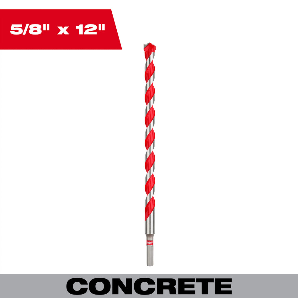 Milwaukee 48-20-9041, 5/8'' x 10'' x 12'' Carbide Hammer Drill Bit