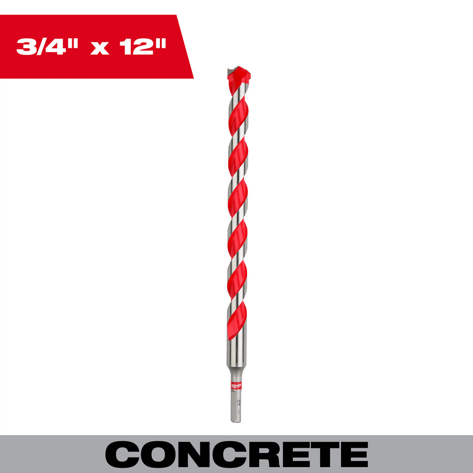 Milwaukee 48-20-9046, 3/4'' x 10'' x 12'' Carbide Hammer Drill Bit