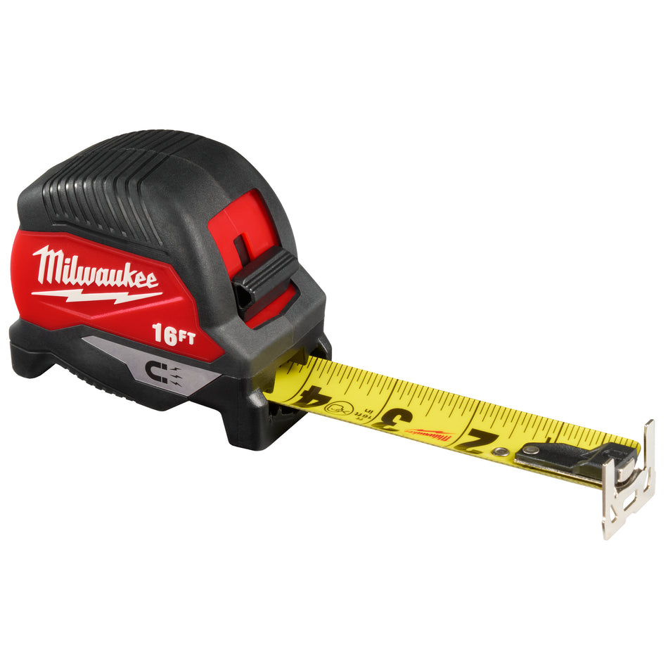 Milwaukee 48-22-1016M,16ft Magnetic Tape Measure