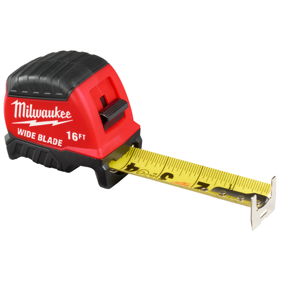 Milwaukee 48-22-1216, 16ft Wide Blade Tape Measure
