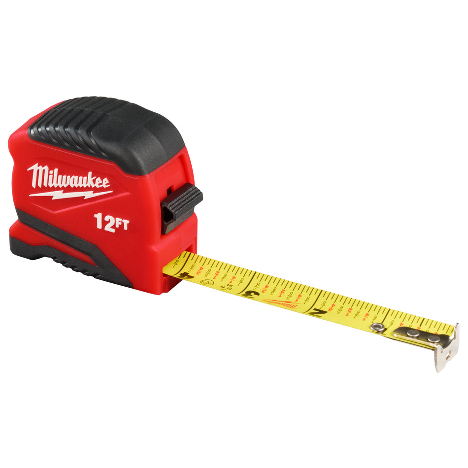 Milwaukee 48-22-1712, 12ft Compact Tape Measure
