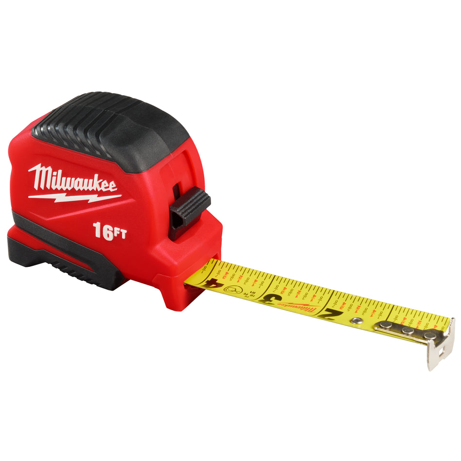 Milwaukee 48-22-1716, 16ft Compact Tape Measure