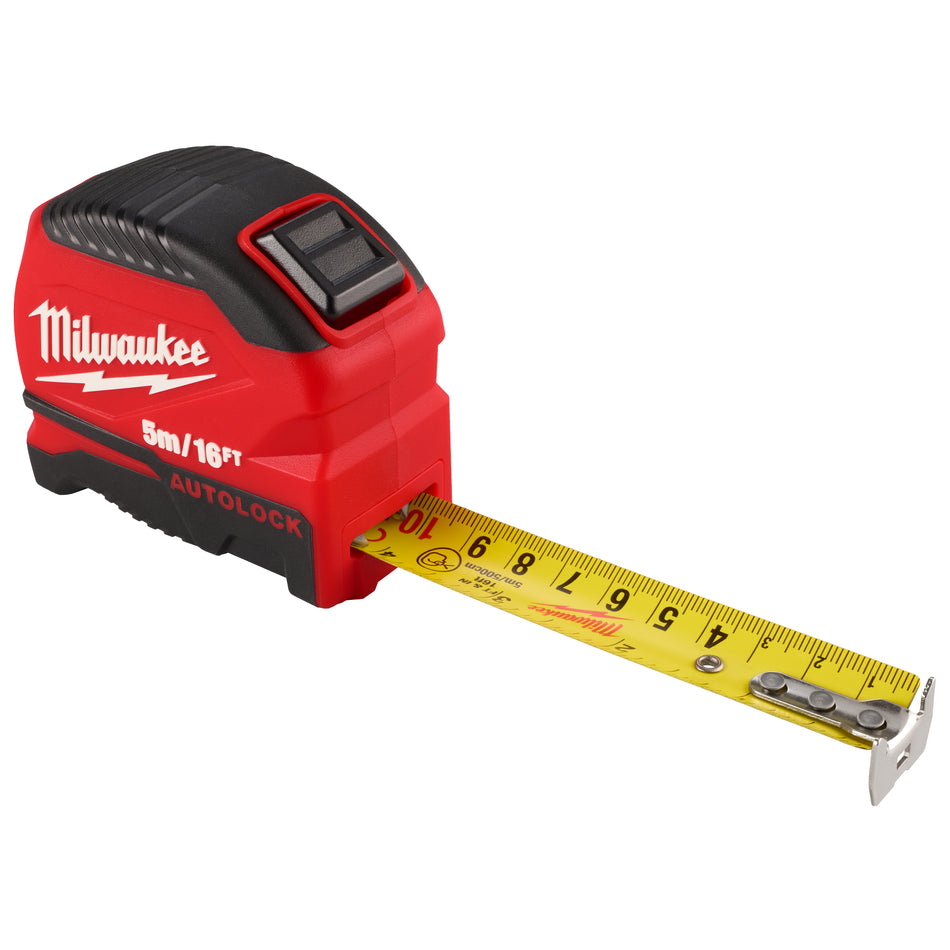 Milwaukee 48-22-1817, 5m/16ft Auto-Lock Tape Measure