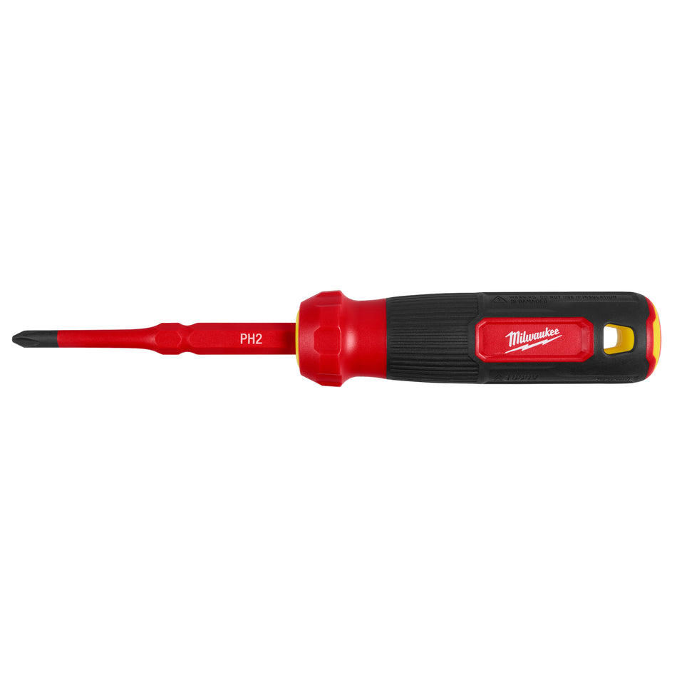 Milwaukee 48-22-2201, 2-in-1 1000V Insulated Flip Shank Multi-Bit Screwdriver