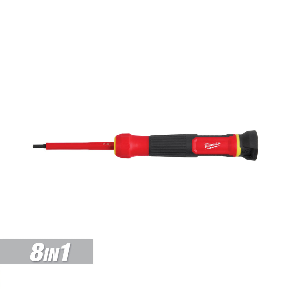 Milwaukee 48-22-2217, 8-in-1 1000V Insulated Precision Multi-Bit Screwdriver