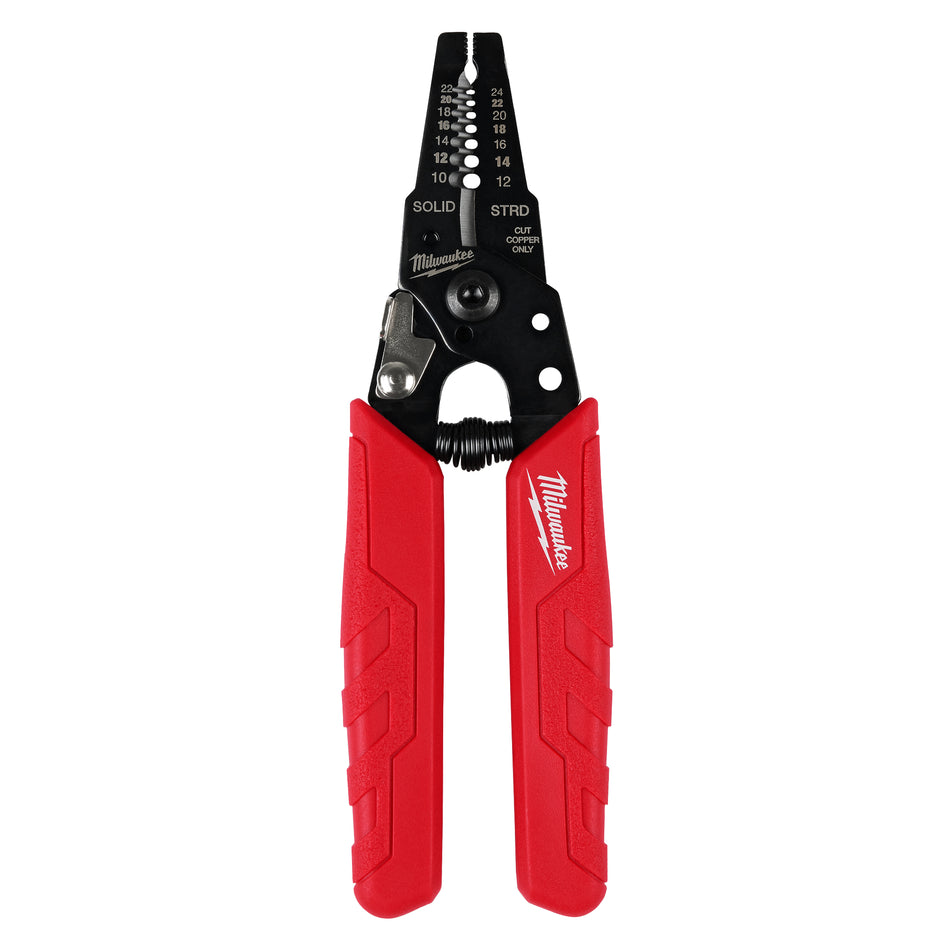 Milwaukee 48-22-3044, 10-24 AWG Compact Comfort Grip Wire Stripper & Cutter