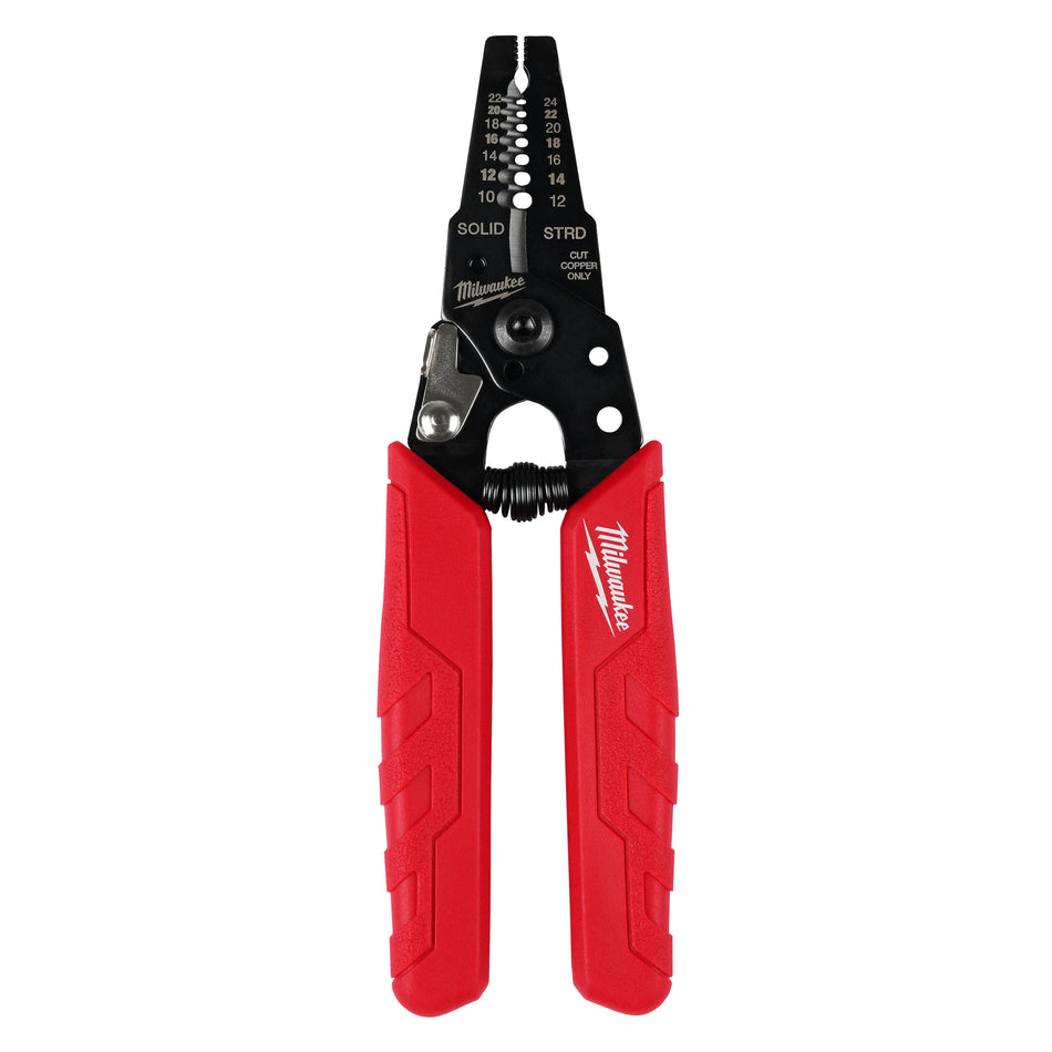 Milwaukee 48-22-3044, 10-24 AWG Compact Comfort Grip Wire Stripper & Cutter