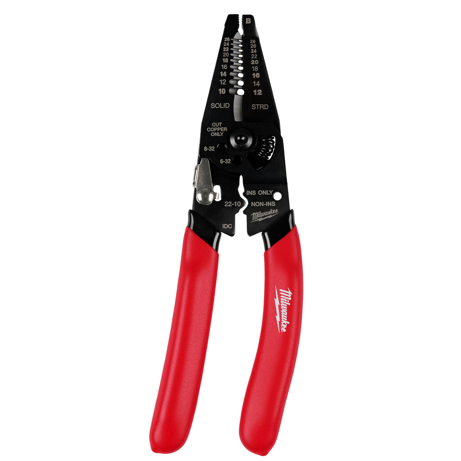 Milwaukee 48-22-3052, 10-28 AWG Multi-Purpose Dipped Grip Wire Stripper & Cutter w/ Reinforced Head