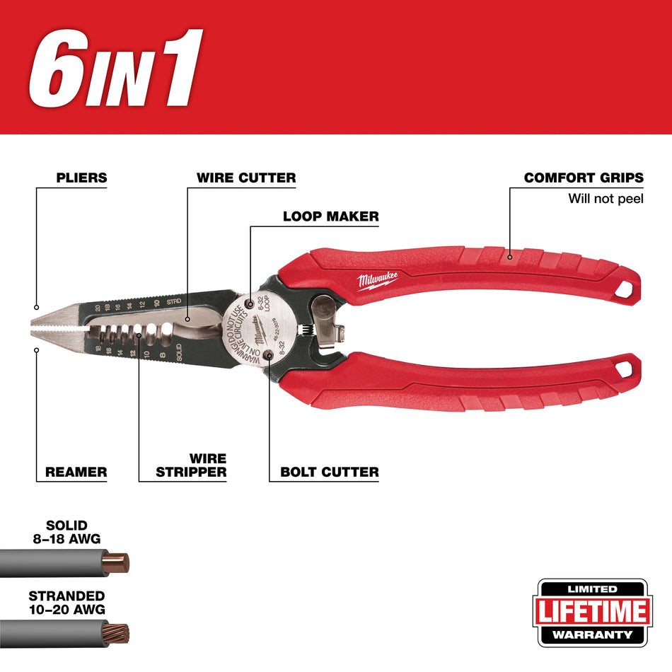 Milwaukee 48-22-3079, GEN II COMBINATION WIRE PLIER