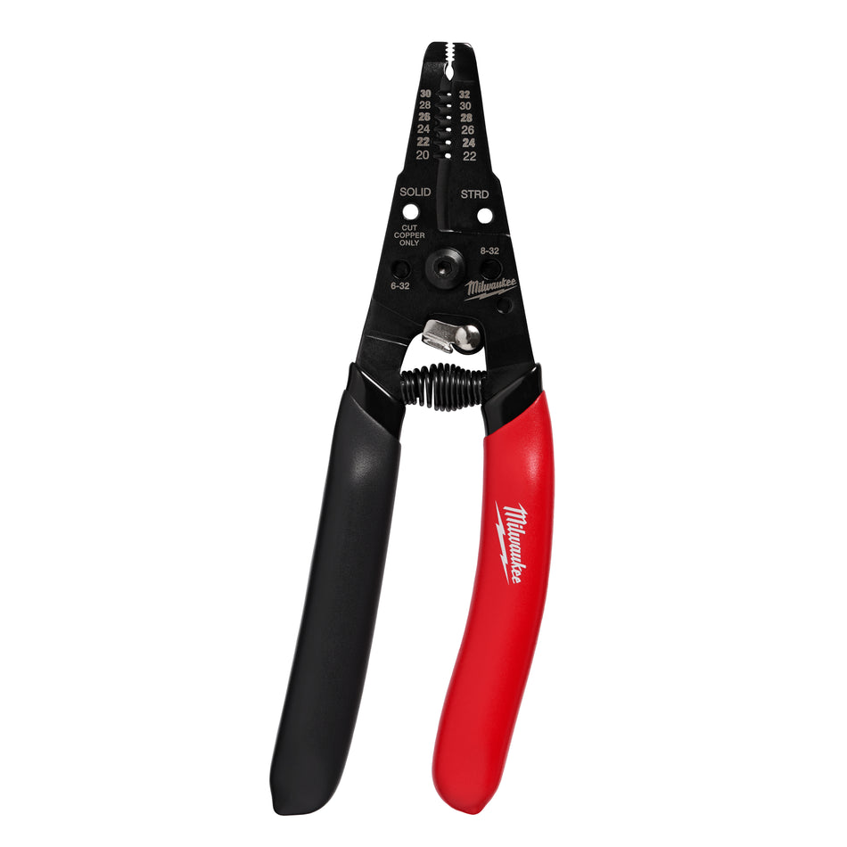 Milwaukee 48-22-3080, 20-32 AWG LOW VOLTAGE DIPPED GRIP WIRE STRIPPER & CUTTER