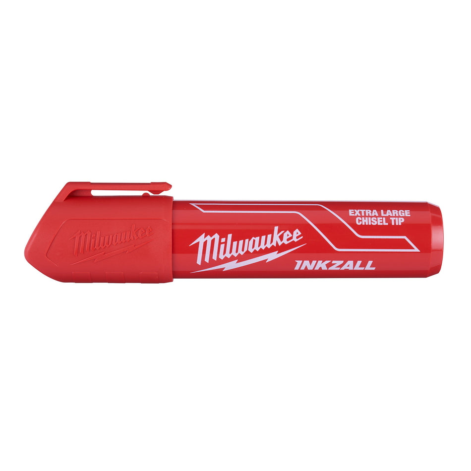 Milwaukee 48-22-3266, INKZALL Extra Large Chisel Tip Red Marker