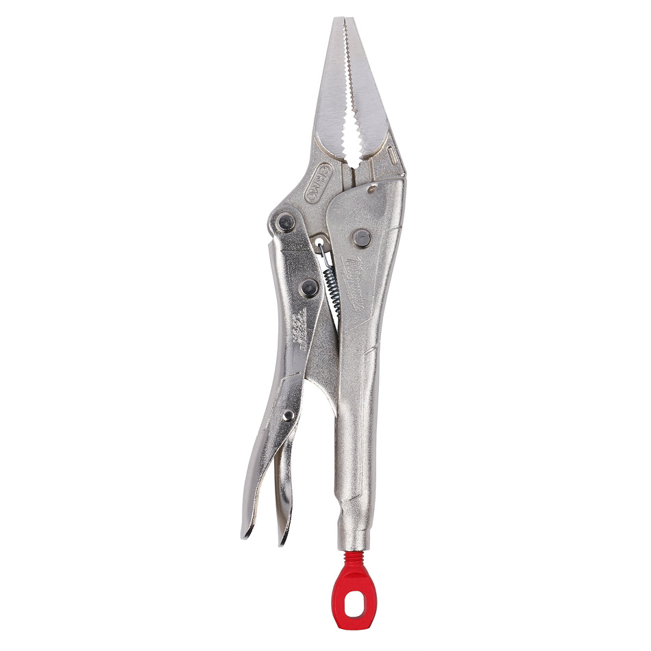 Milwaukee 48-22-3504, 4" Torque Lock Long Nose Locking Pliers with Grip