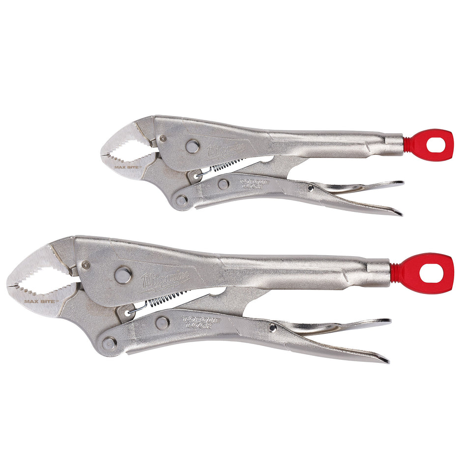 Milwaukee 48-22-3702, 2 Pc. 7" & 10" TORQUE LOCK™ MAXBITE™ LOCKING PLIERS SET