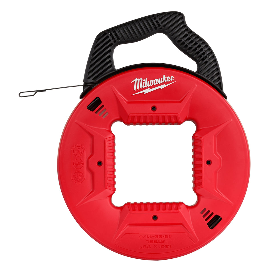 Milwaukee 48-22-4176, 1/8" Steel Fish Tape 120'