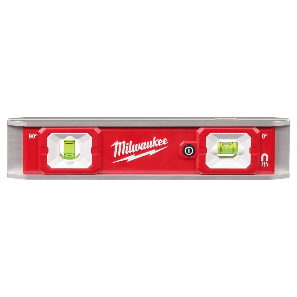 Milwaukee 48-22-5105, 9" Torpedo Level with Lighted Vials