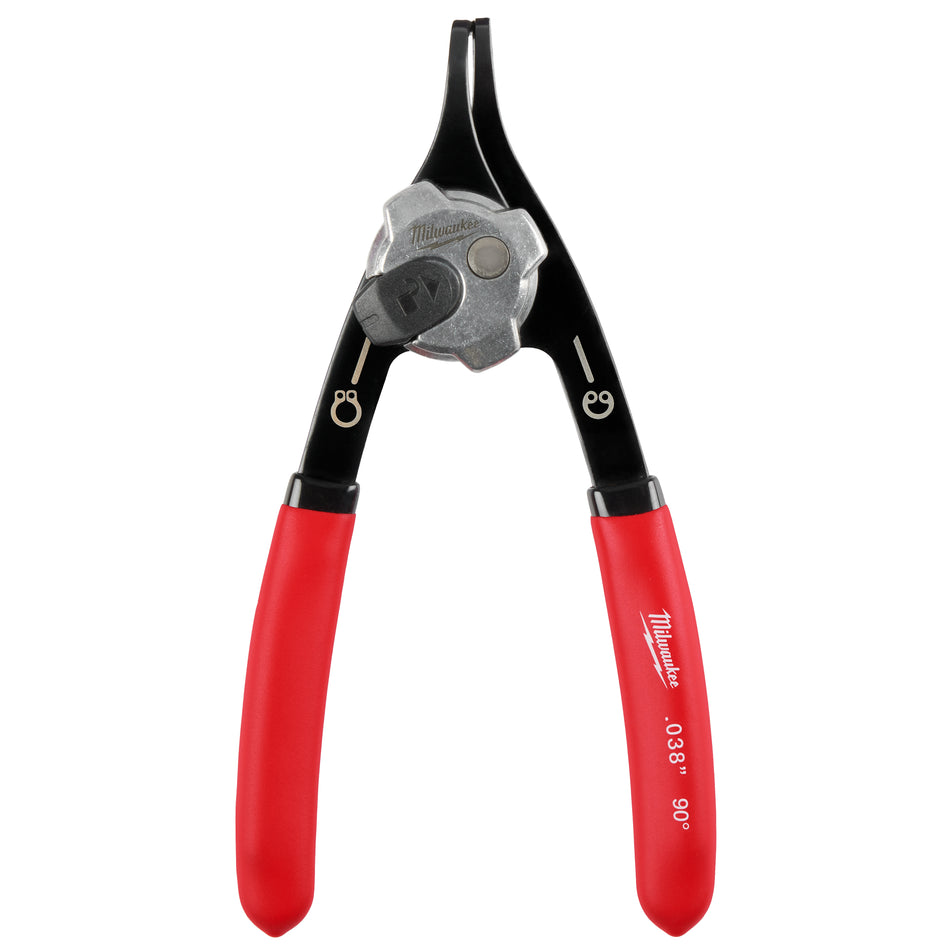 Milwaukee 48-22-6532, 0.038" CONV SNAP RING PLIER - 90 DEG