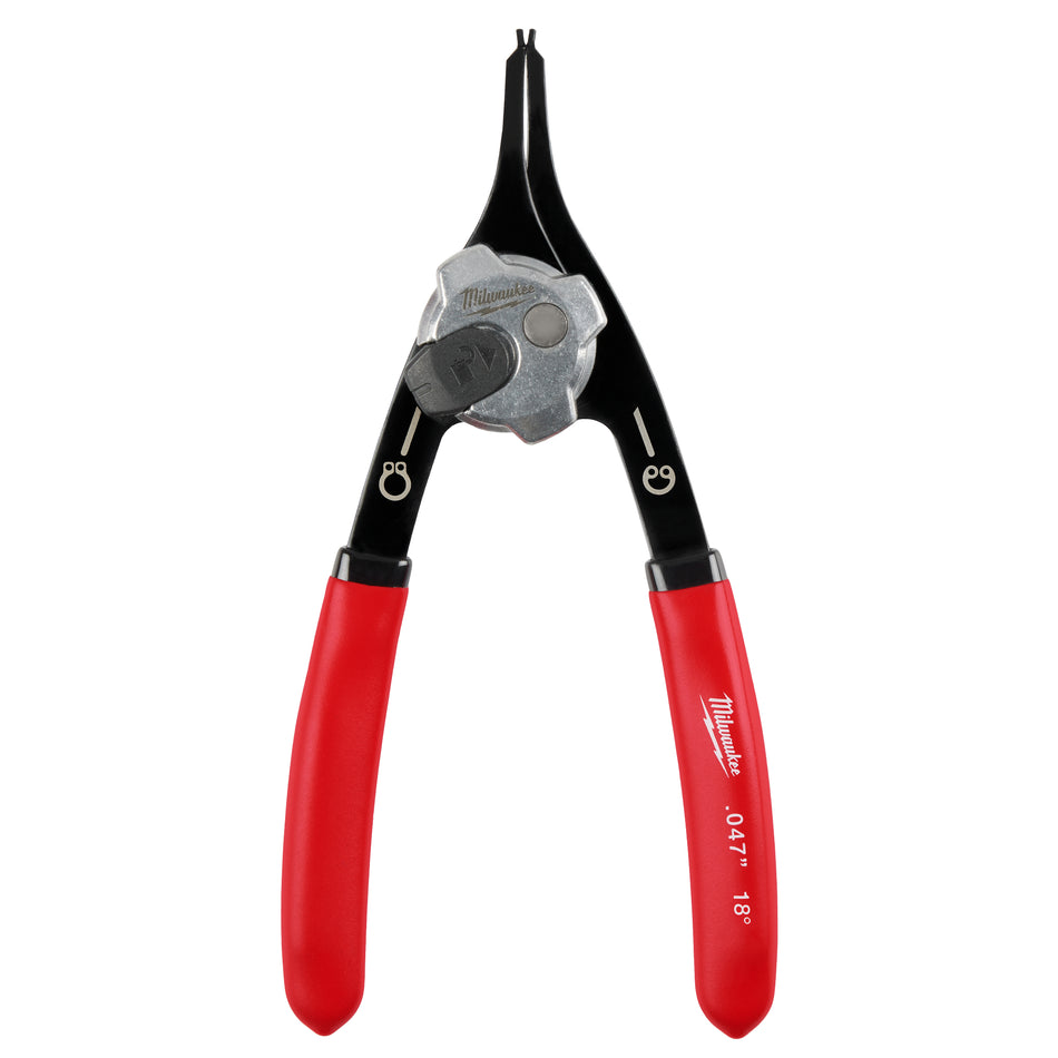 Milwaukee 48-22-6533, 0.047" CONV SNAP RING PLIER - 18°