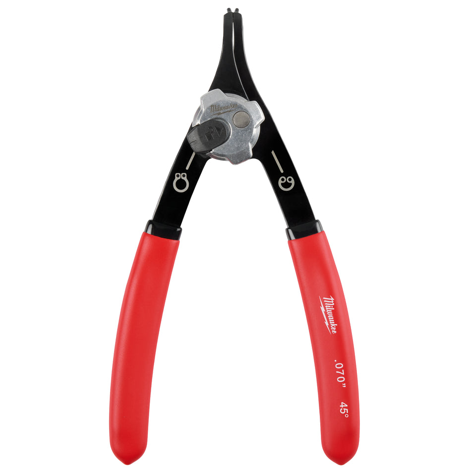 Milwaukee 48-22-6537, 0.070" CONV SNAP RING PLIER-45 DEG