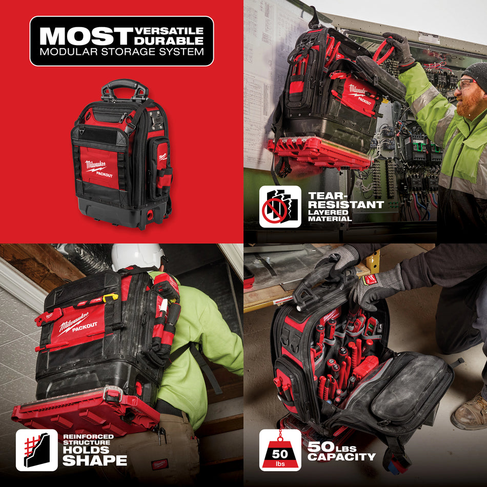 Milwaukee 48-22-8303, PACKOUT™ Structured Backpack