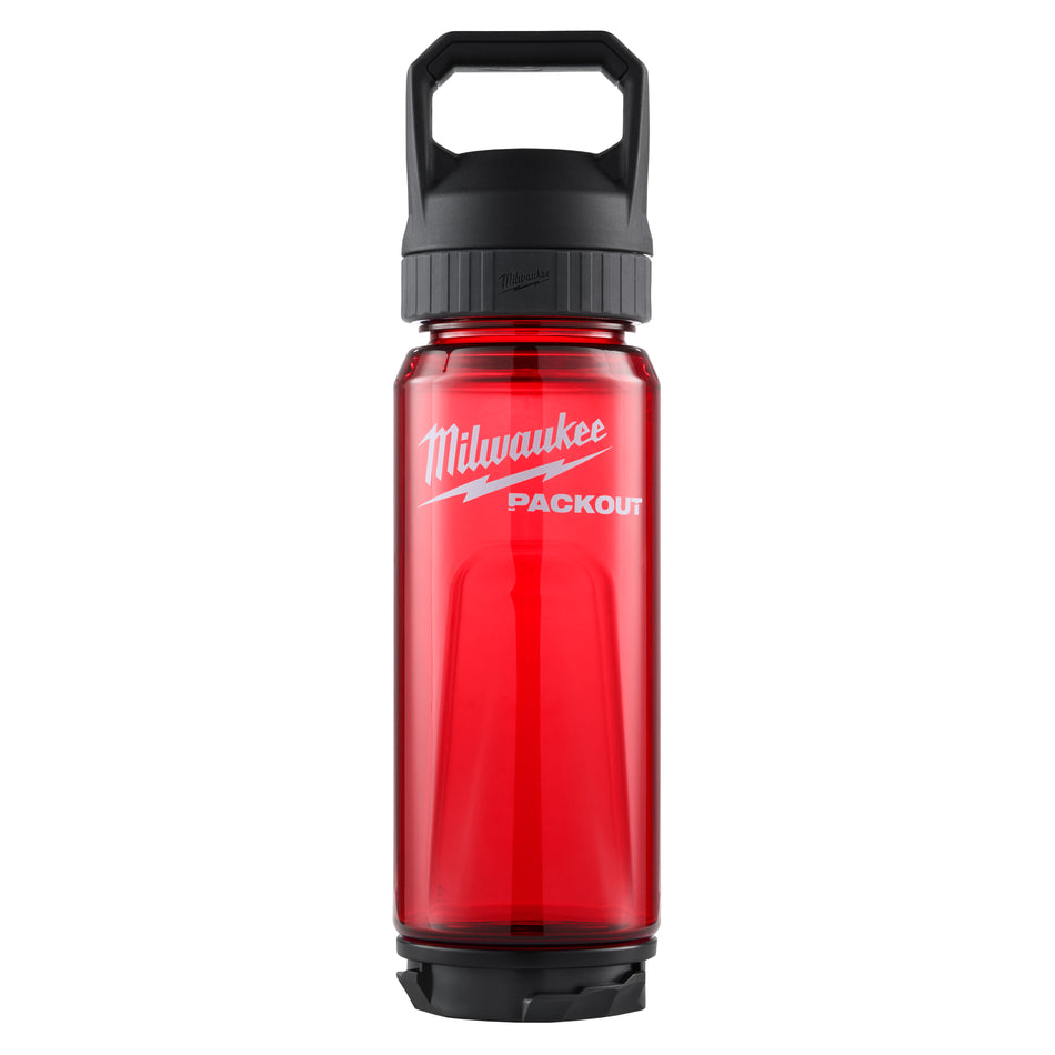 Milwaukee 48-22-8371R, PACKOUT™ 25oz Bottle with Chug Lid (Red)