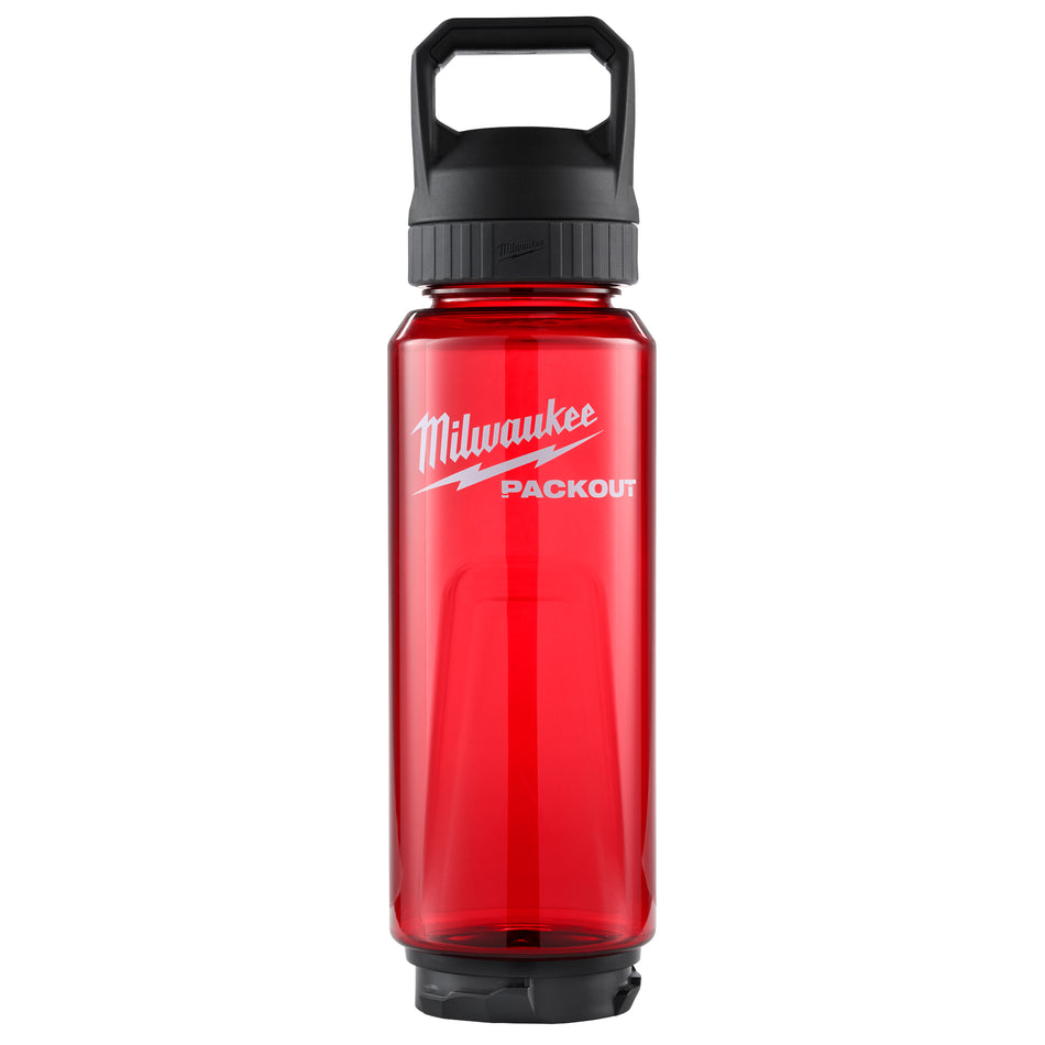 Milwaukee 48-22-8372R, PACKOUT™ 34oz Bottle with Chug Lid (Red)