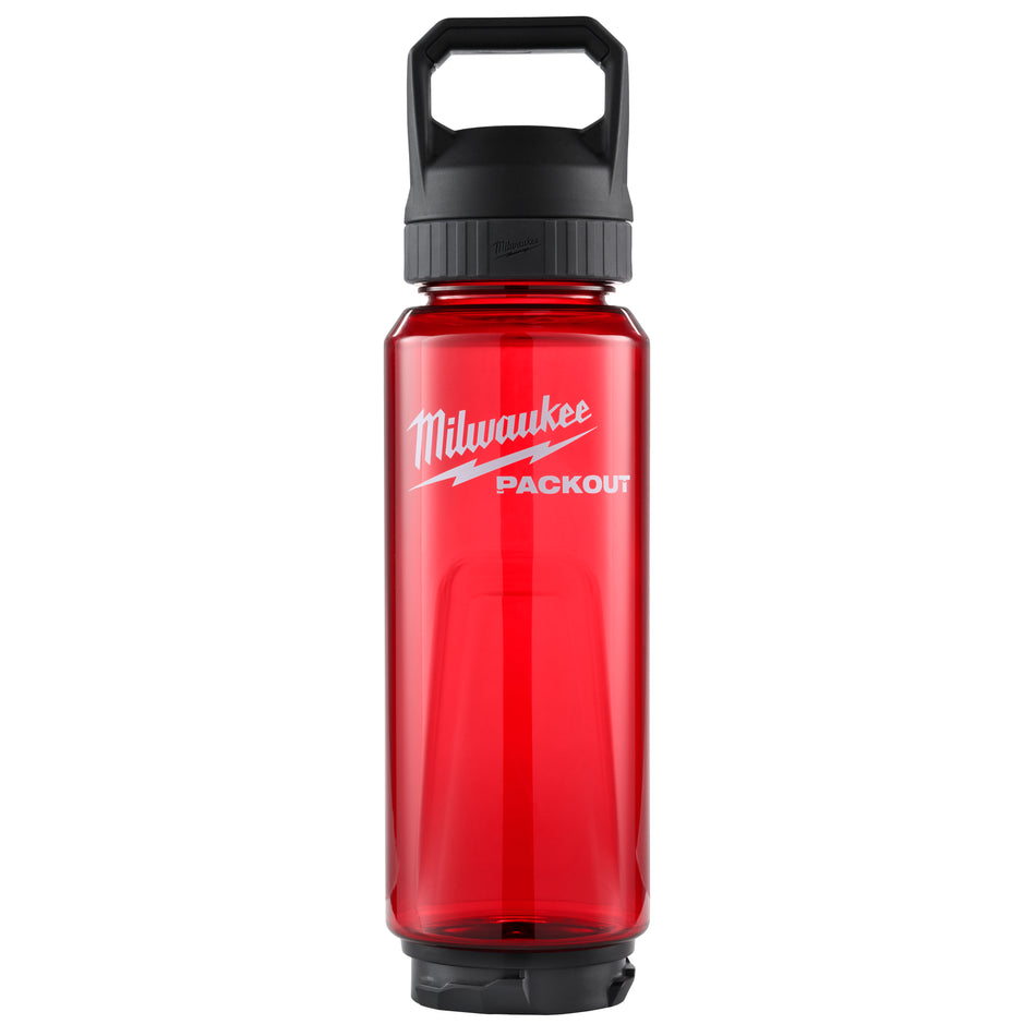 Milwaukee 48-22-8372R, PACKOUT™ 34oz Bottle with Chug Lid (Red)