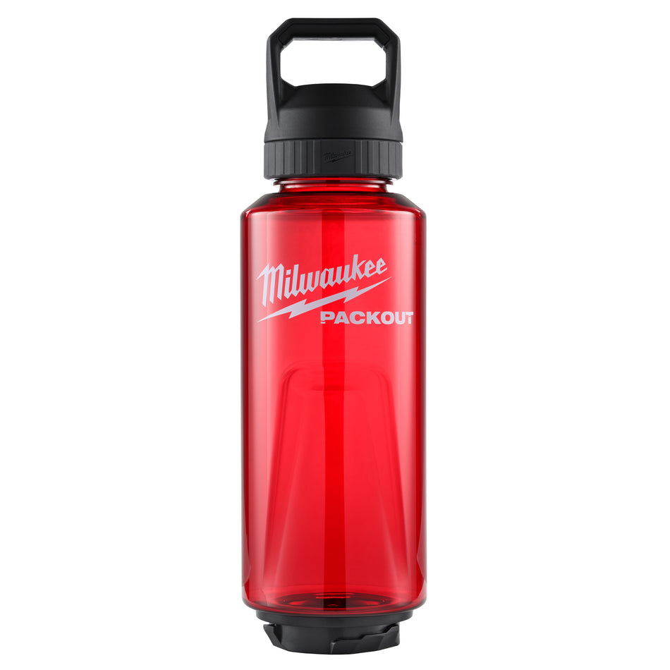 Milwaukee 48-22-8373R, PACKOUT™ 48oz Bottle with Chug Lid (Red)