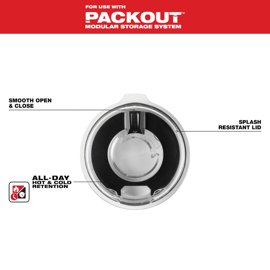 Milwaukee 48-22-8392L, PACKOUT™ 20oz Tumbler Lid