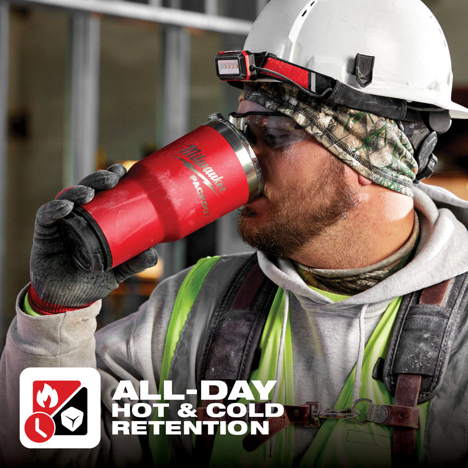 Milwaukee 48-22-8393R, PACKOUT 30OZ TUMBLER