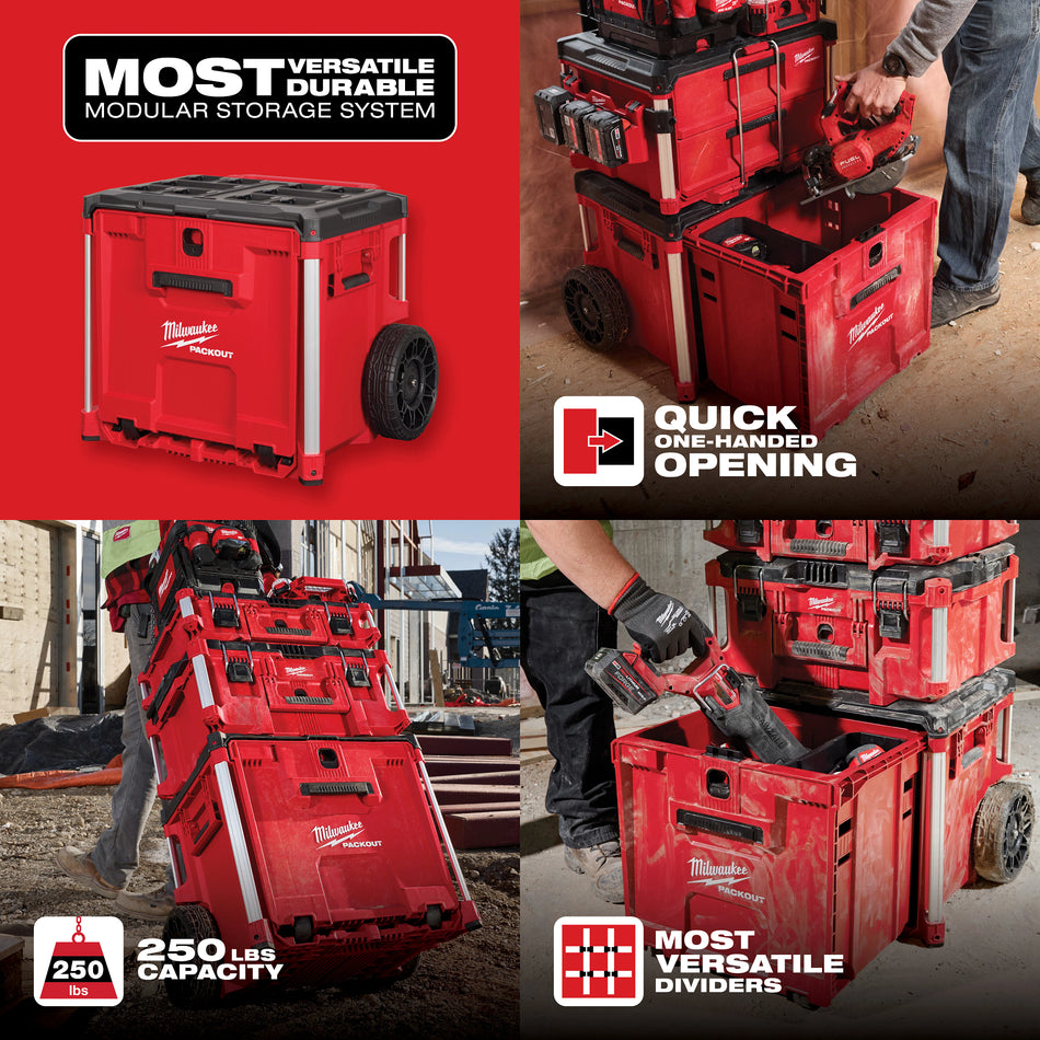 Milwaukee 48-22-8420, PACKOUT™ Rolling Drawer Tool Box