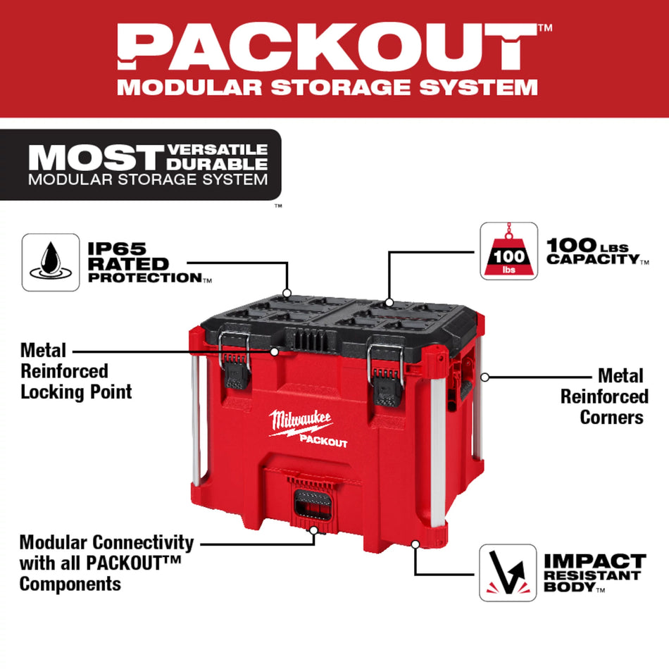 Milwaukee 48-22-8423, PACKOUT XL Tool Box W/Handle