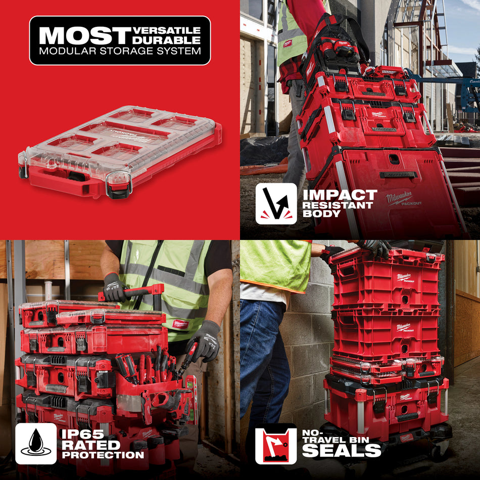 Milwaukee 48-22-8436, PACKOUT Compact Low-Profile Organizer