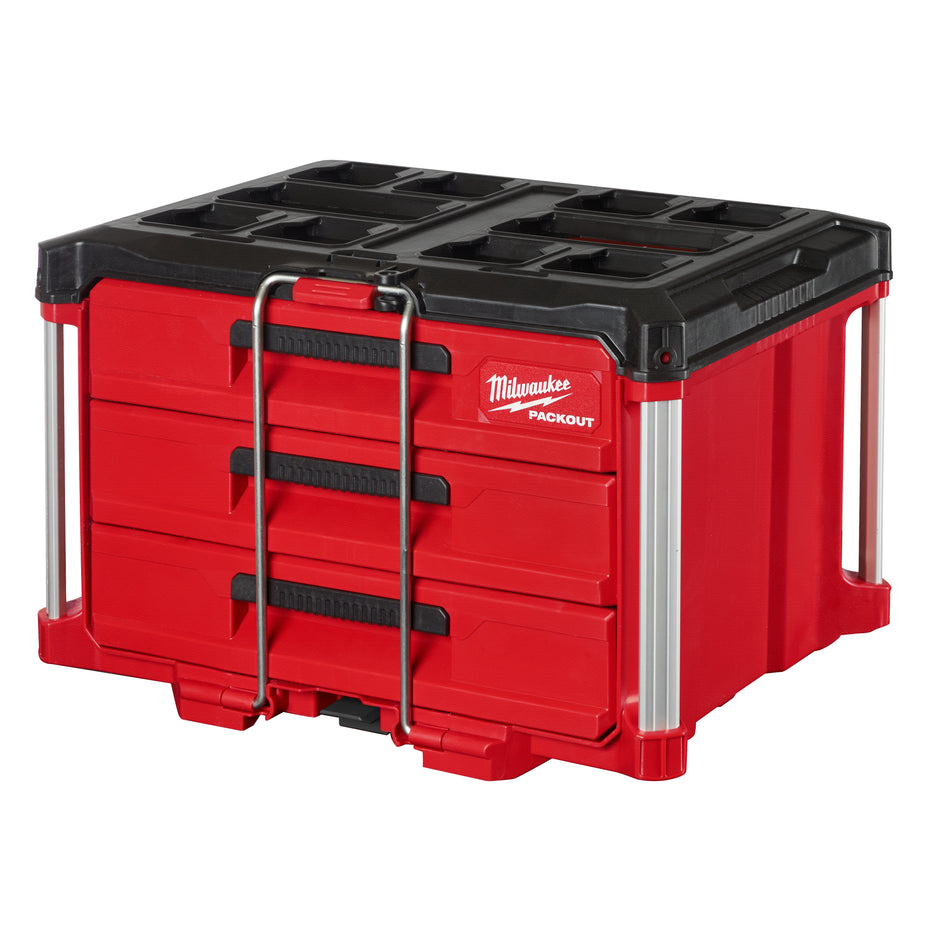 Milwaukee 48-22-8443, PACKOUT 3-Drawer Tool Box