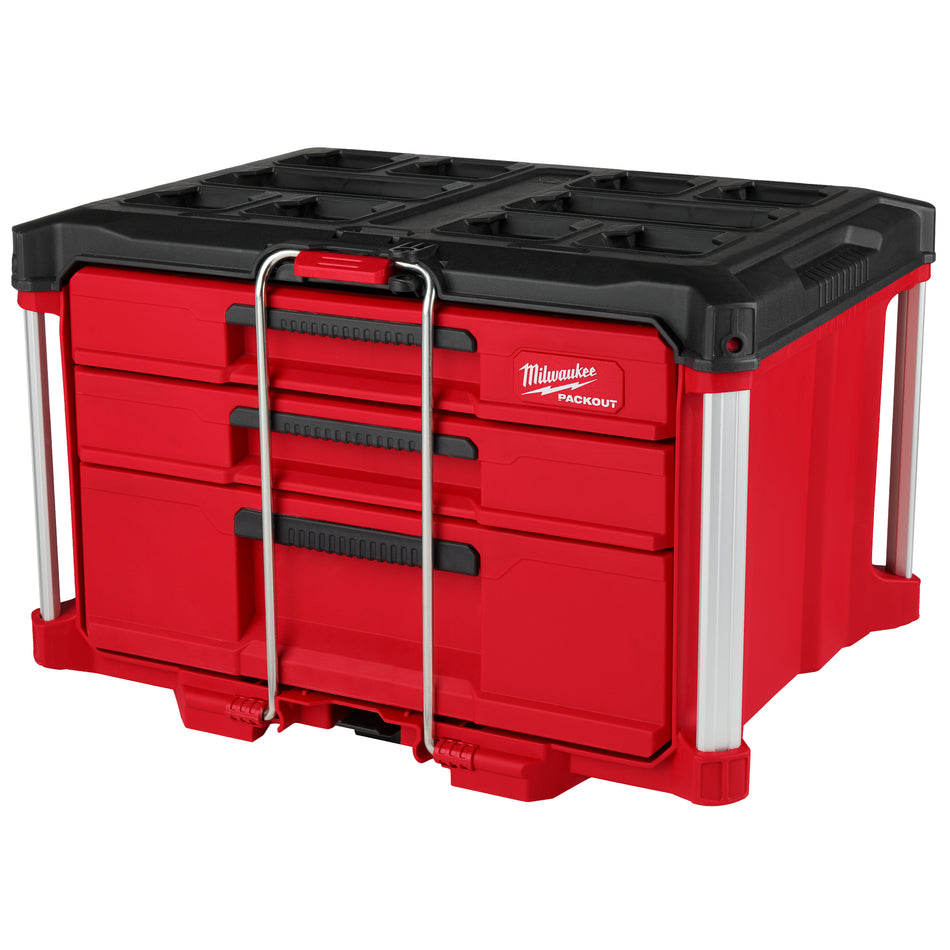 Milwaukee 48-22-8447, PACKOUT™ Multi-Depth 3-Drawer Tool Box
