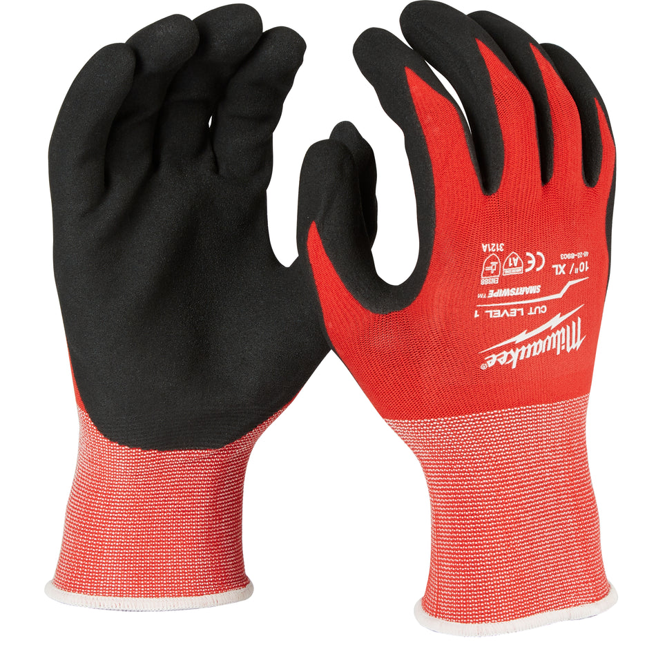 Milwaukee 48-22-8903, Cut Level 1 Dipped Gloves - XL
