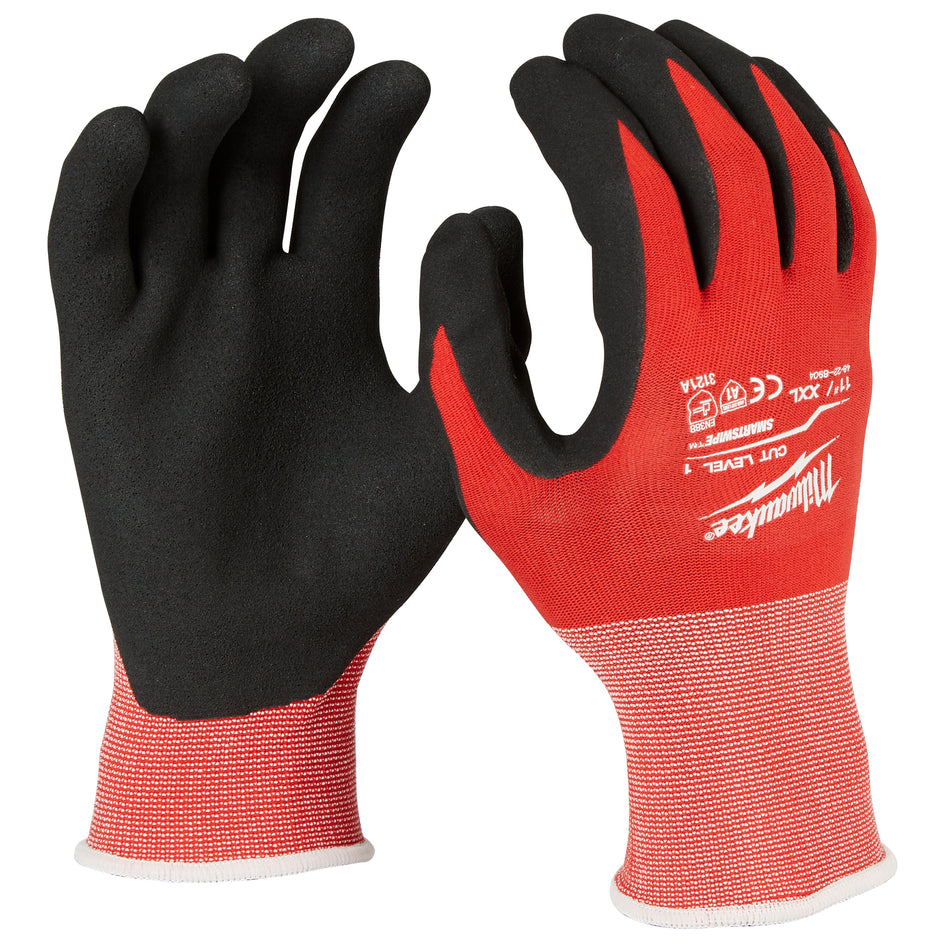 Milwaukee 48-22-8904 Cut Level 1 Dipped Gloves – XXL