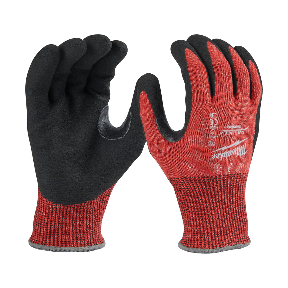 Milwaukee Cut Level 4 Nitrile Dipped Gloves