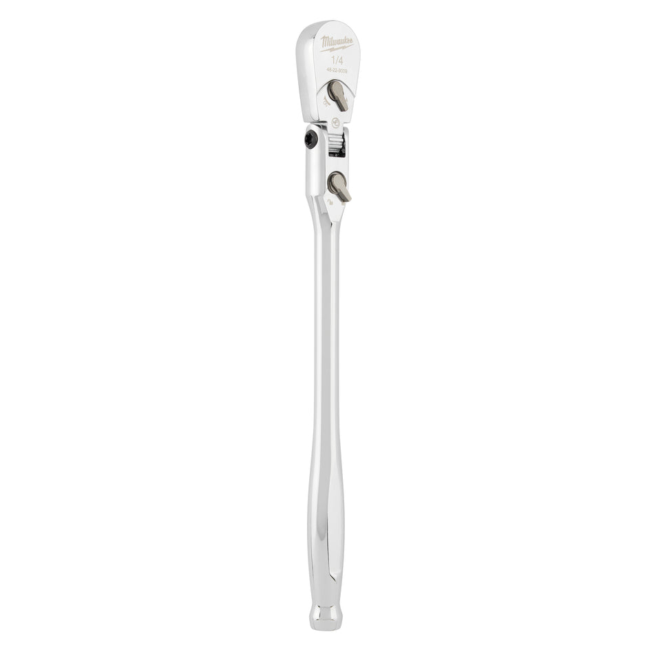 Milwaukee 48-22-9009, 1/4" Drive 9" Flex Head Ratchet