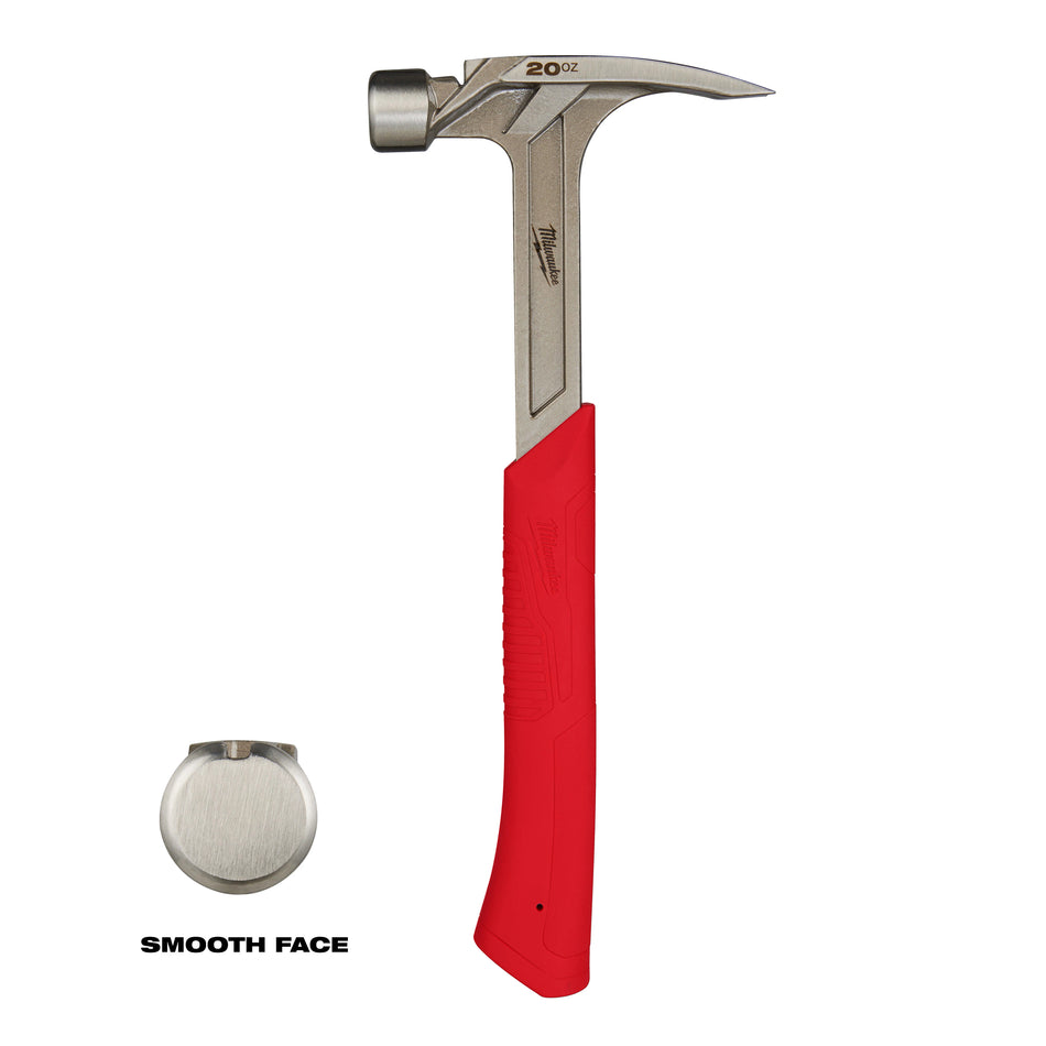 Milwaukee 48-22-9020, 20oz Smooth Face Rip Claw Hammer