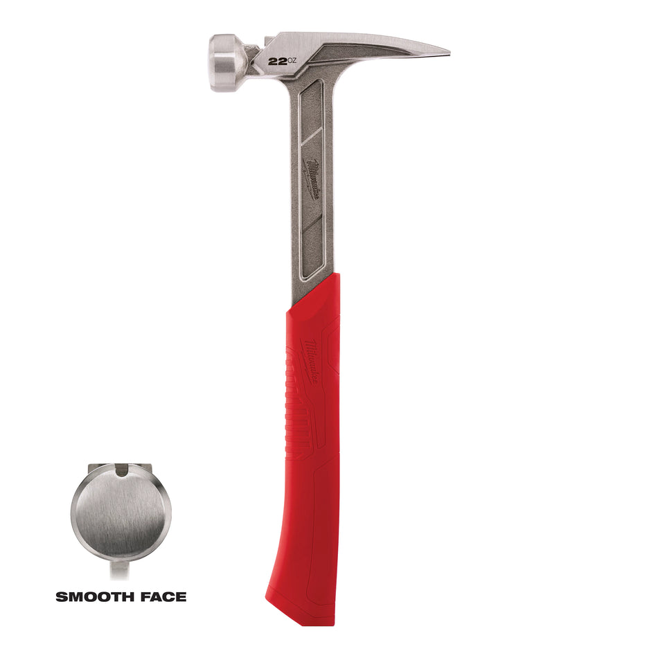 Milwaukee 48-22-9023, 22oz Smooth Face Framing Hammer