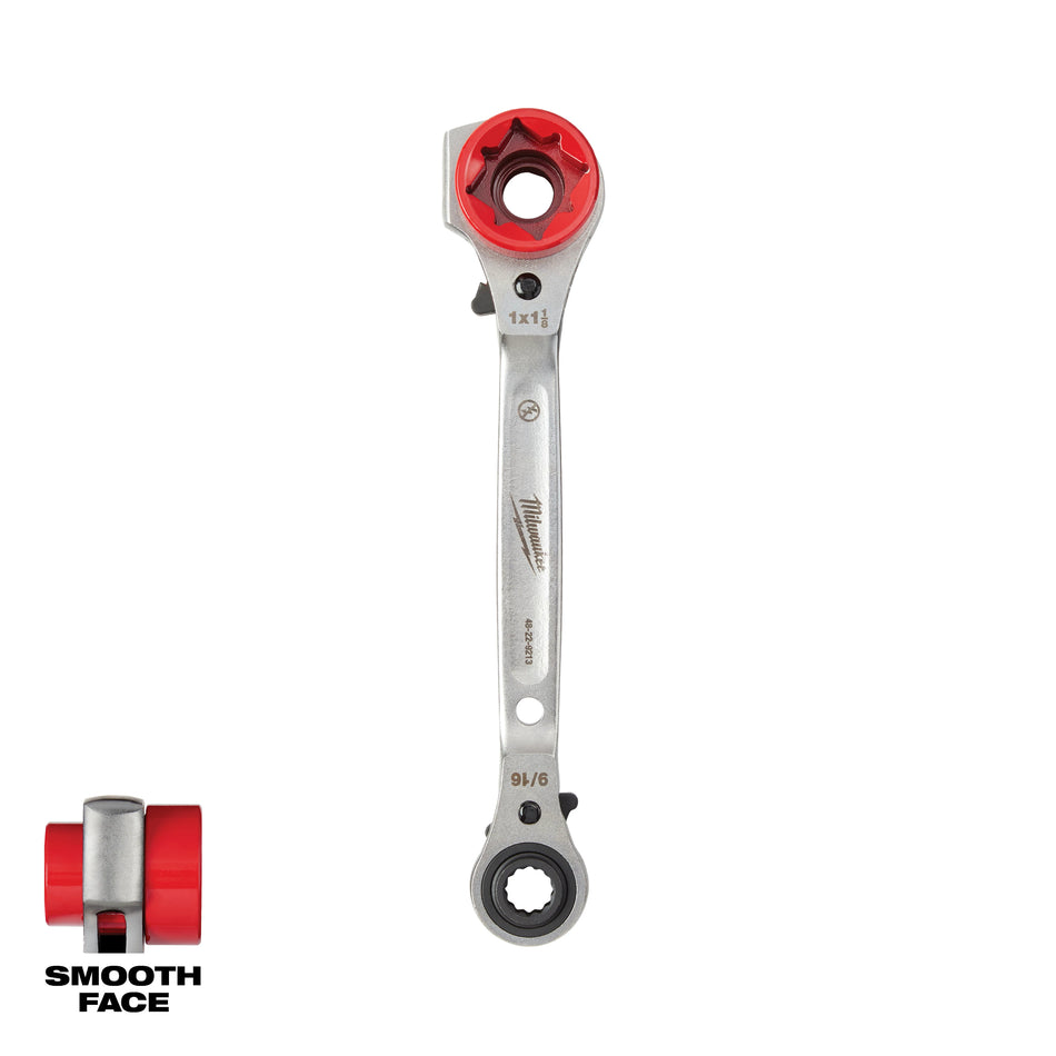 Milwaukee 48-22-9216, Lineman’s 5-in-1 Ratcheting Wrench