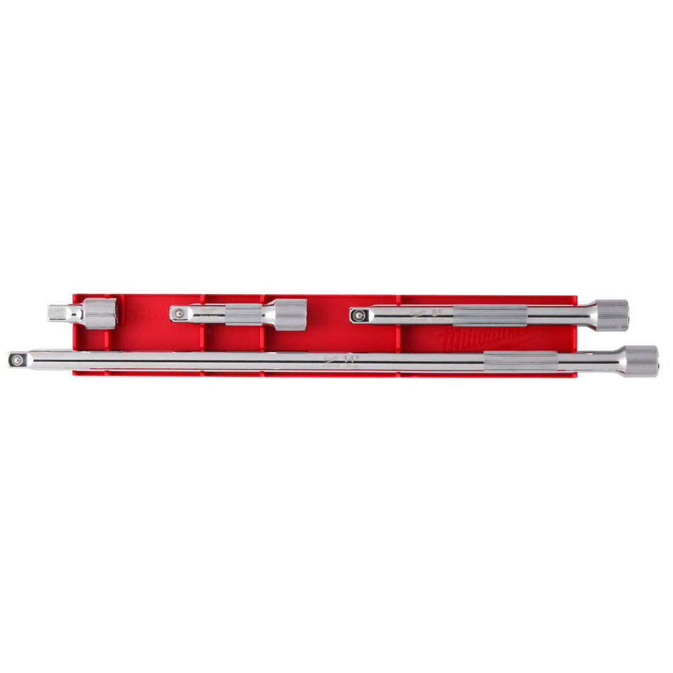 Milwaukee 48-22-9341, 4pc 3/8” Drive Socket Extension Set