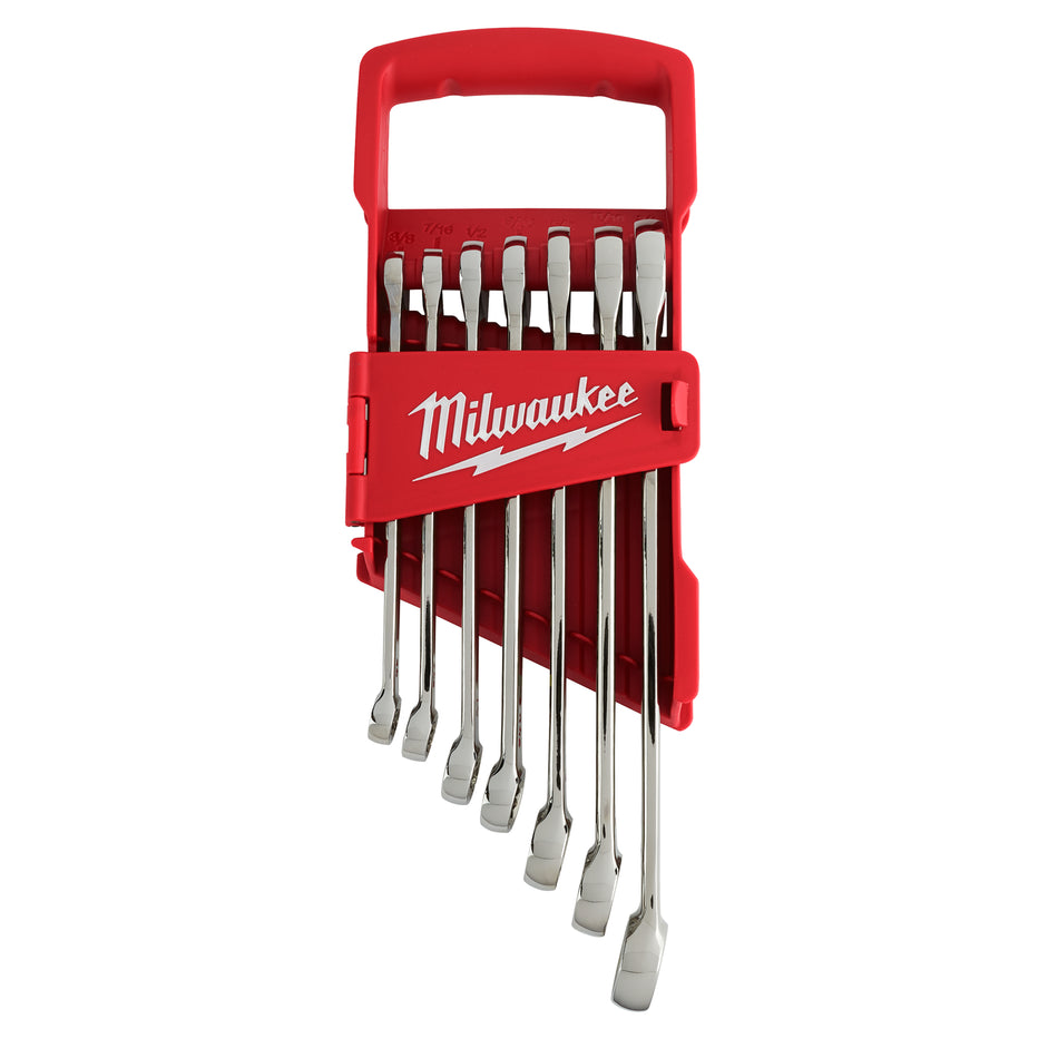 Milwaukee 48-22-9407, 7 pc Combination Wrench Set - SAE