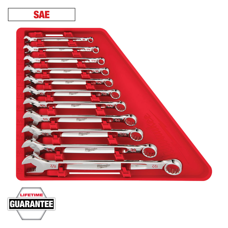Milwaukee 48-22-9411, 11pc SAE Combination Wrench Set