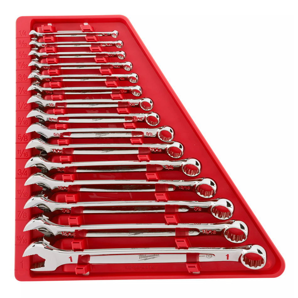 Milwaukee 48-22-9415, SAE Combination Wrench Set 15-Piece