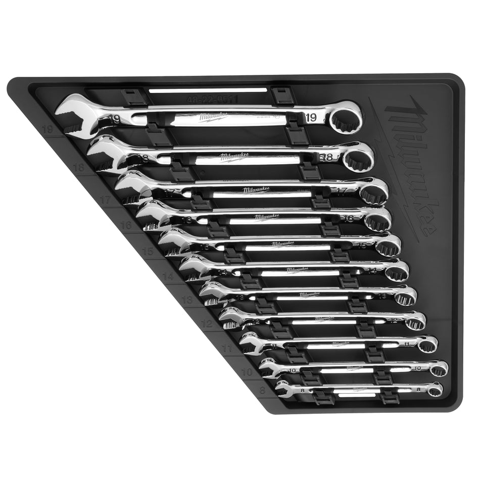 Milwaukee 48-22-9511, 11pc Metric Combination Wrench Set