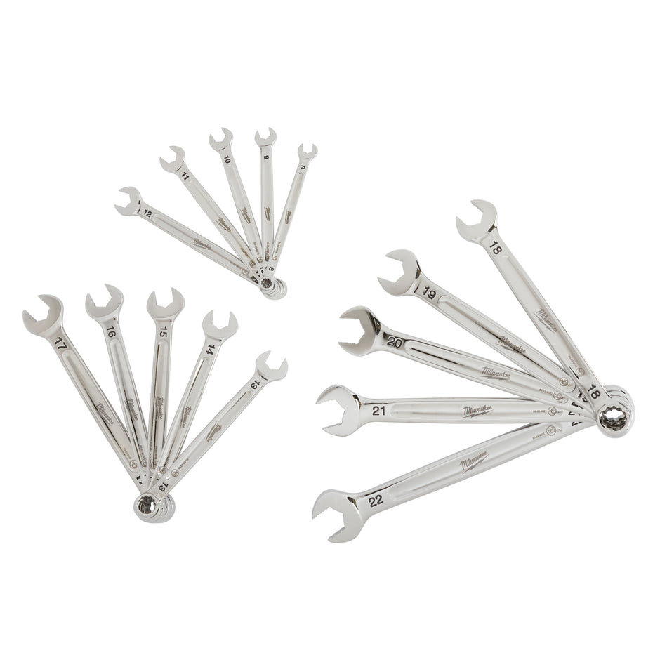 Milwaukee 48-22-9515, Metric Combination Wrench Set 15-Piece