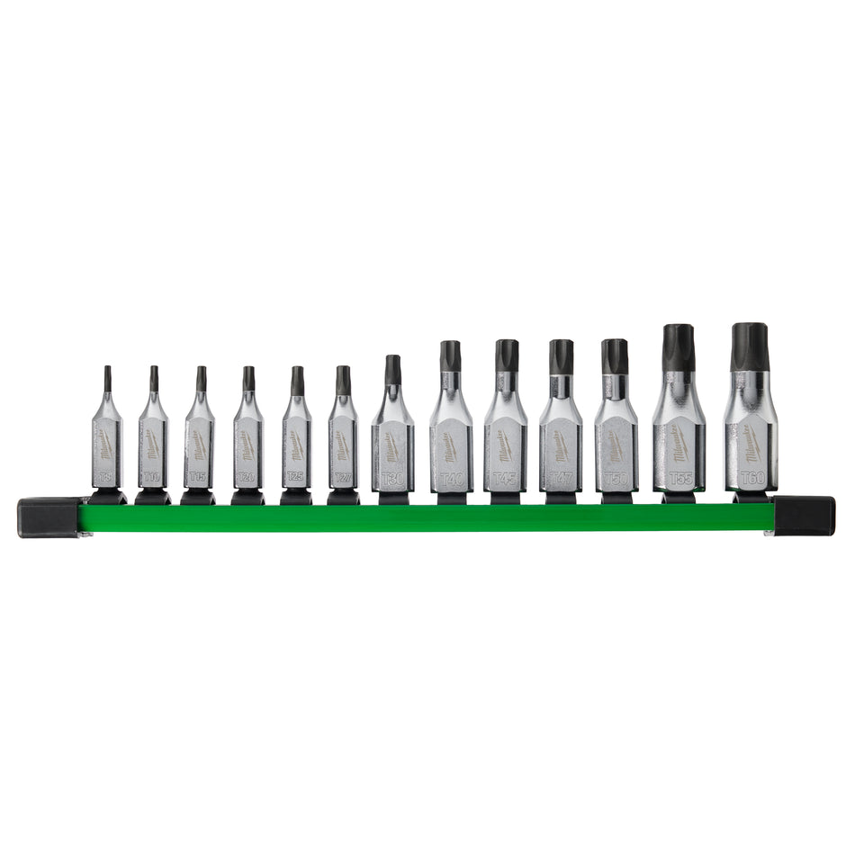 Milwaukee 48-22-9532, 13pc 1/4" and 3/8" Drive TORX® Bit Socket Set