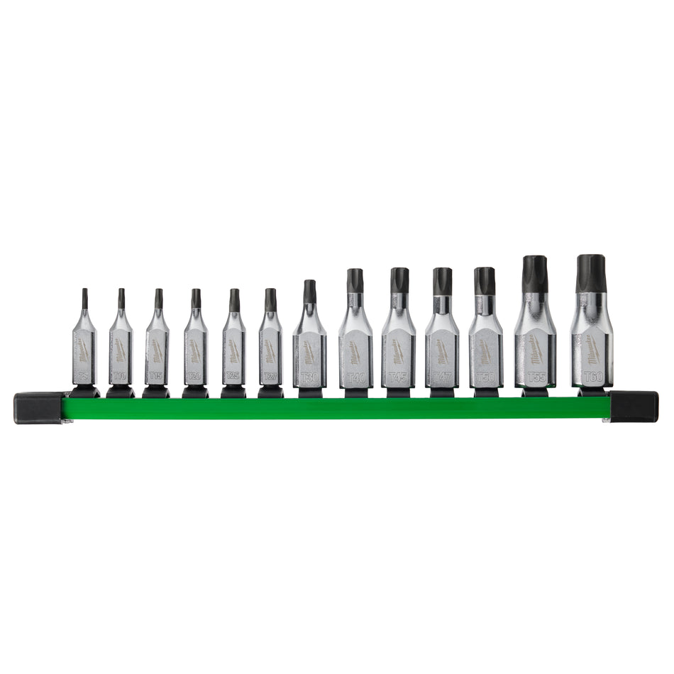 Milwaukee 48-22-9532, 13pc 1/4" and 3/8" Drive TORX® Bit Socket Set
