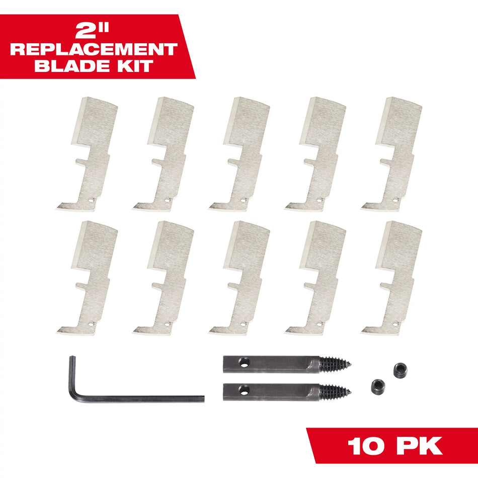 Milwaukee 48-25-5335, 2" 10 Blade Replacement Kit (10/pkg)